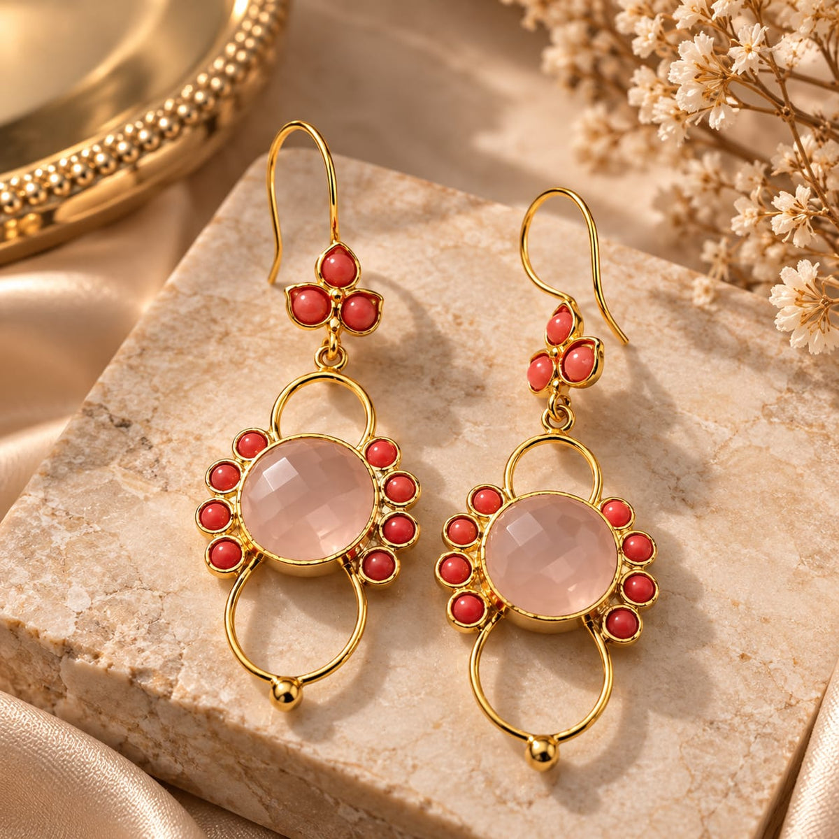Blush Coral Drops