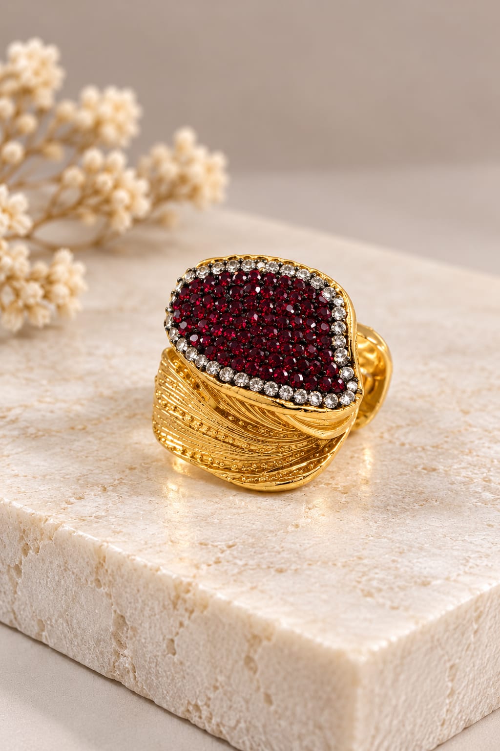 Crimson Royale Ring