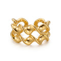 Gold Rush Ring – Sculpted Open-Work Gold Statement Ring - Infinity Jewelzz