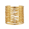 Golden Cascade Cuff
